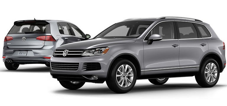 The VW Golf and Tiguan, available new and pre-owned at Mike Reichenbach Volkswagen of Florence SC