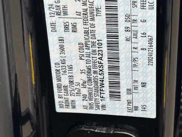 2025 Ford F-150 Tremor