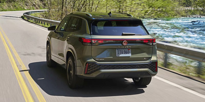 Tiguan performance driving shot